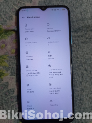 Oppo a16k